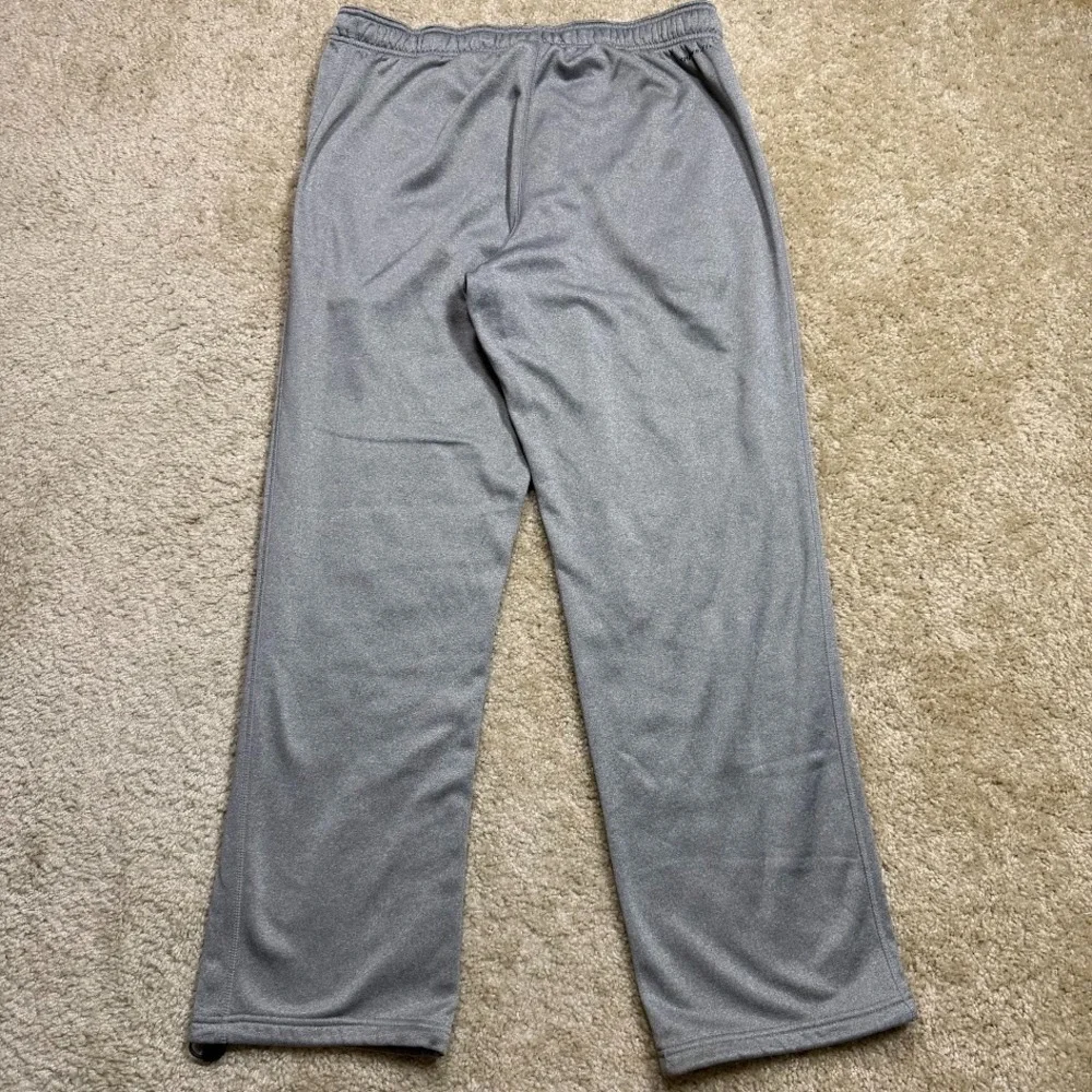 Nike Sweatpant Mens Large Gray Therma Fit Straight Leg Fleece Lined Workout Gym